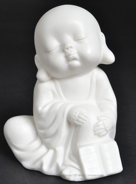 人物摆件小沙弥工艺品陶瓷娃娃