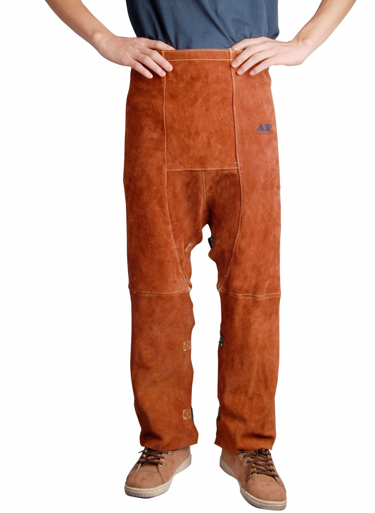 成本价出售咖啡色单前幅皮裤 电焊防护裤裤焊接裤,五金/工具,防尘服,淘宝优惠券,粉丝福利购,淘宝优惠卷