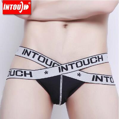 INTOUCH因他趣 超性感潮流 X露臀裤 新款男士内裤双丁字裤英塔吉