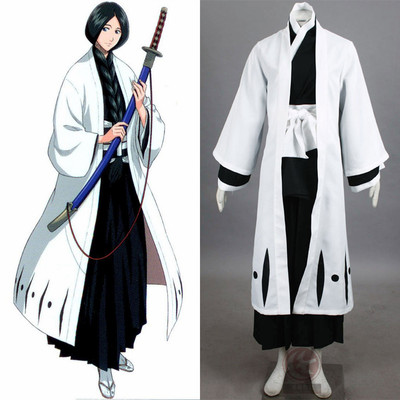 死神/Bleach-卯之花烈装3代-Cosplay服装-和服5件套