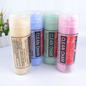 狗狗洗澡毛巾带桶仿鹿皮巾吸水毛巾PVA巾猫咪宠物吸水毛巾大号