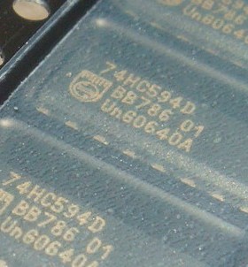 原装进口 74HC594D 带输出寄存器8位移位寄存器