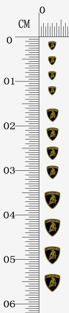 天地模型 1/24 1/18 林保坚尼 兰博基尼  狂牛车模标志胶贴+水贴 模玩/动漫/周边/娃圈三坑/桌游 模型制作工具/辅料耗材 原图主图