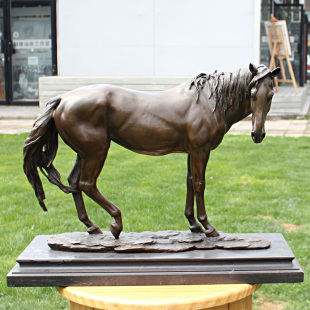 潢工艺i. 饰品商务礼品精品摆件青铜雕塑像酒店软装 休闲马 家居装