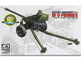 AFV CLUB AF35217 二战英国陆军QF6磅牵引式反坦克炮Mk.IV型 1/35