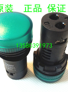 原装正品 施耐德 22mm 信号灯 XB2-BVM31LC 220V 绿色指示灯