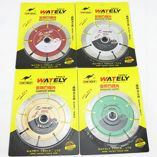 正品【威特力WATELY】高档金刚石锯片 114mm云石锯片 瓷砖切割片