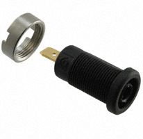 Pomona 连接器 香蕉式和端头 10个/包 黑色 母头 72913-0