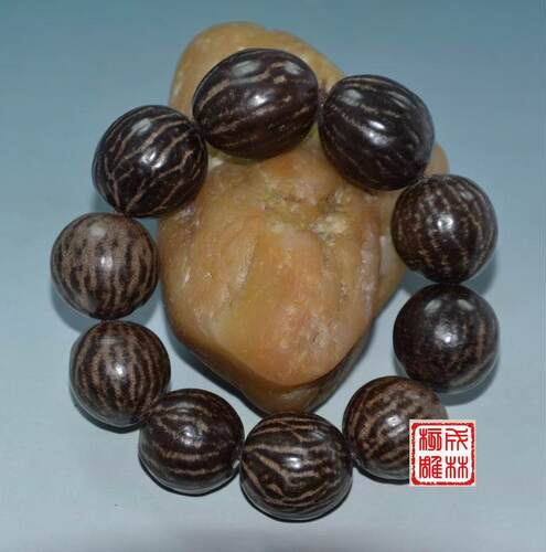 花菩提根手串,精磨 手工滴血莲花菩提 佛光宝石菩提子