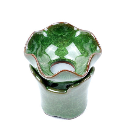 特价七彩冰裂过滤茶叶茶漏茶滤陶瓷紫砂功夫茶具套装滤器配件包邮
