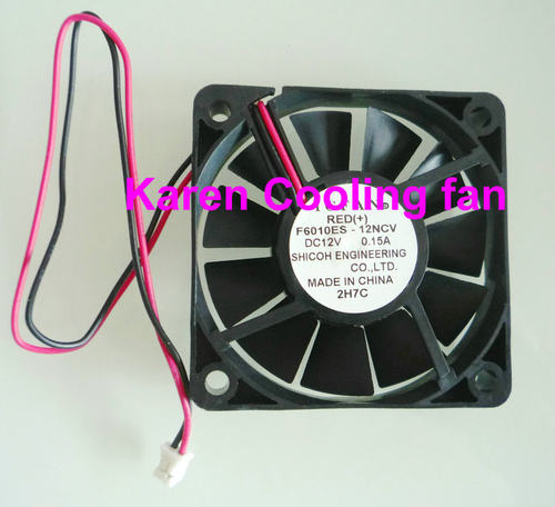 F6010ES-12NCV全新ICFAN 6010 12V 0.15A 6cm厘米2线散热风扇HZDO