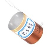 竞颖配件 25.5芯ASV圆线低音喇叭线圈 25.5白铝低音音圈