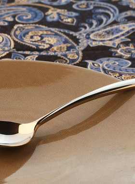 英国costa不锈钢勺子 加厚汤勺 创意调羹汤匙 饭勺质量超好 LOGO