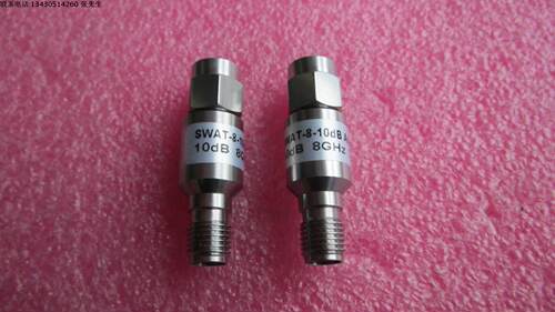 DC-6GHz 10dB 2W SMA RF 射频微波同轴固定衰减器 带测试图片