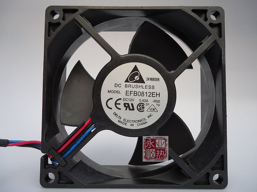 EFB0812EH-BR00原装正品台达8025 12V0.42A8CM停转告警变频器风扇