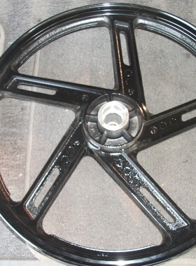 摩托车配件适用EN125-3 EN125-3F EN150机车前铝轮运动版黑色