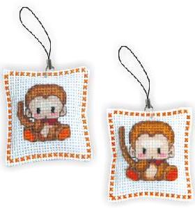 爱丽丝十字绣-手机挂件SP209生肖-猴