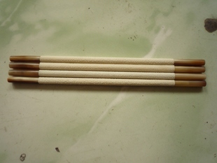 鸟笼鸟具  红子笼 绣眼笼用白牛角珍珠鱼皮小鸟杠（可以定做尺寸