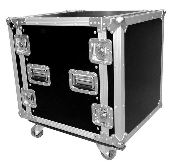 12U双层防震两门机箱机柜专业功放音响机柜箱12U机柜