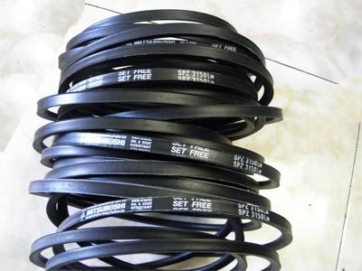三角带SPZ3100LW日本三之星SPZ3150LW进口传动带SPZ3170LW/3V1250
