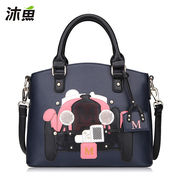 Bathe fish fall/winter fashion candy bag 2015 new wave retro bag handbag shoulder bags slung Duffle Bag