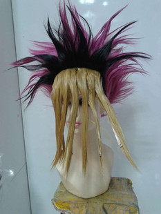 游戏王 武藤游戏 亚图姆 渐变色冲天头爆炸造型假发 cosplay假发