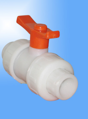 增强聚丙烯球阀 GRPP FRPP UPVC RPP 承插式 塑料 阀门 DN15