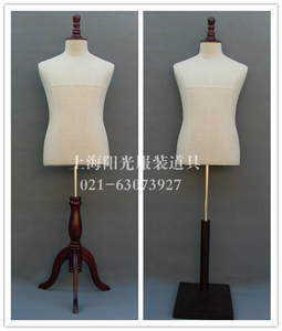 高档麻布，男半身模特 服装道具 橱窗模特 人台模特衣架 模特道具