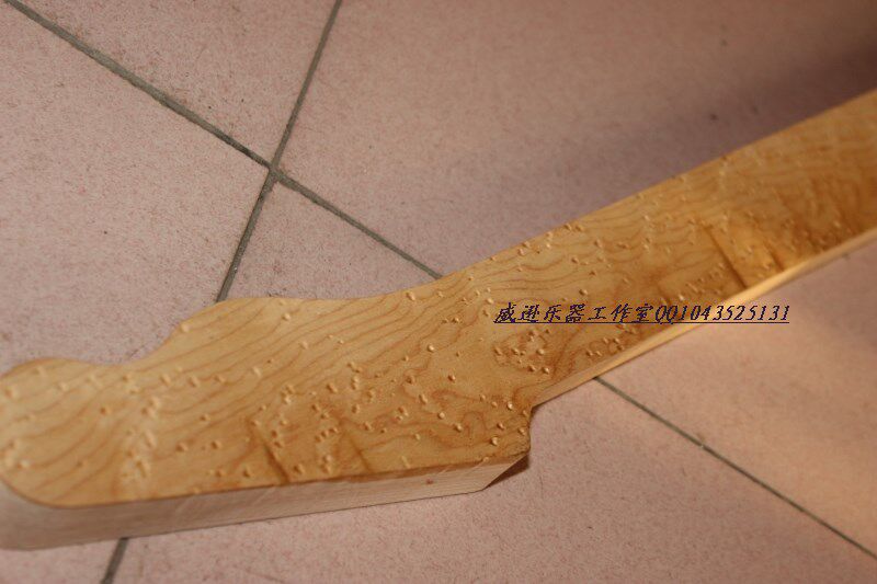 加拿大雀眼虎纹枫木 电吉他琴颈吉他材料木材 琴颈木材 雀眼琴颈