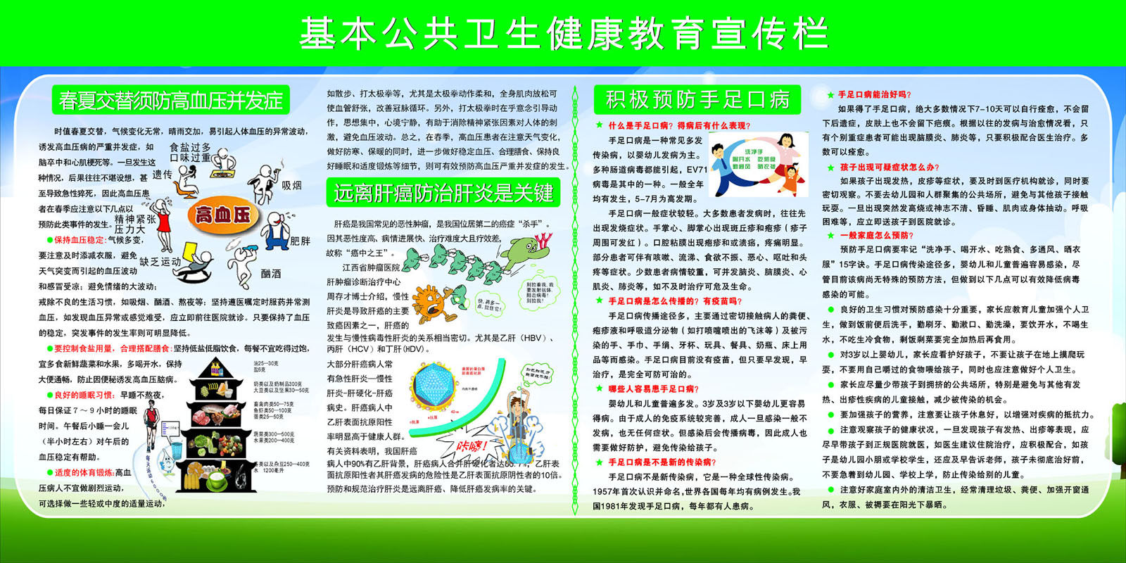584海报印制海报展板素材279基本公共卫生
