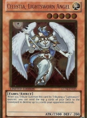 游戏王 美版 正版 - 光道天使 基路伯 Celestia/黄金/GLD4/限定