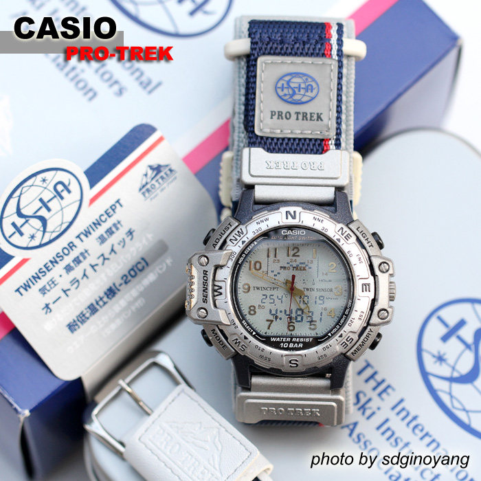CASIO PRO-TERK PRT-50ISJ-2AT登山ISIA限量款原配双表带全新结束