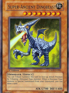 游戏王 美版 正版 - 超古代恐兽 Super-Ancient/金闪/LODT
