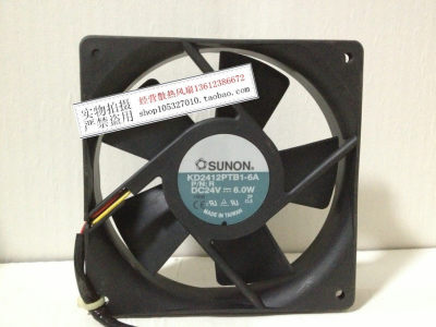 现货原装建准SUNON KD2412PTB1-6A DC24V 6.0W 120*120*25 双滚珠