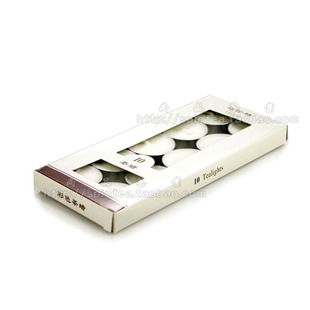 正品达伦特蜡烛 玻璃花草茶具专用保温茶蜡 无烟无味蜡烛10只