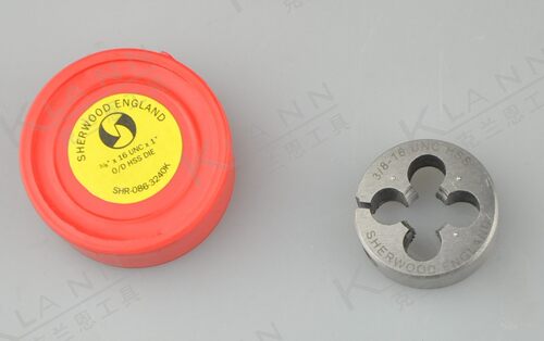 英国SHERWOOD高速钢粗牙圆板牙SHR-086-3240K克伦威尔夹具