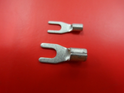 无绝缘套叉形端子  Y形端子  冷压接线端子头 裸压端子 RNB3.5-3