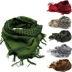 品质保证100%棉阿拉伯方巾围巾 纯棉头巾服饰配饰 多色供选