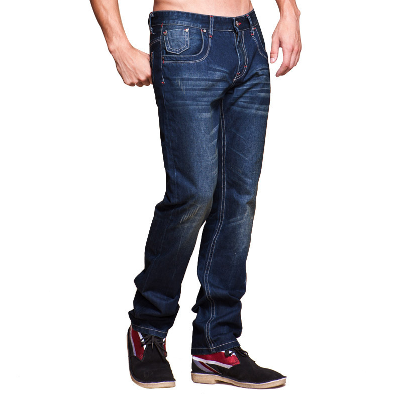 Jeans coupe droite SPORTICA 100% coton - Ref 1485709 Image 1