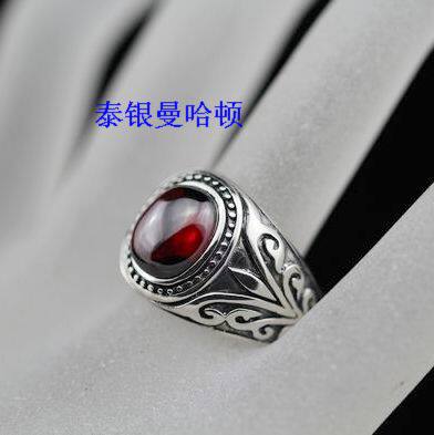 泰银 925纯银 曼谷银 手工戒指/指环