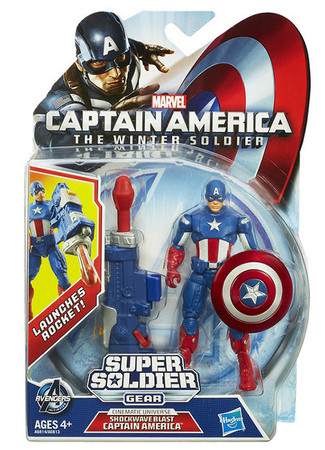 【孩仕宝】玩具模型 漫画英雄 美国队长2 冬兵 面具版 3.75寸人偶