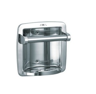 香皂置物架SD 入墙式 282 酒店宾馆皂碟肥皂盒架 雅之杰不锈钢皂碟