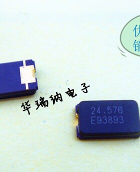 无源贴片晶振 6035 6*3.5mm 2脚 2p 24.576M 24.576MHZ FA-365