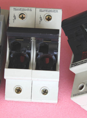 Ferraz Shawmut 2单元 50A 690V 导轨安装 保险丝座 熔断器座