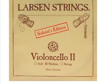 丹麦Larsen Solo拉森拉声大提琴独奏弦D弦独奏D弦 中张力