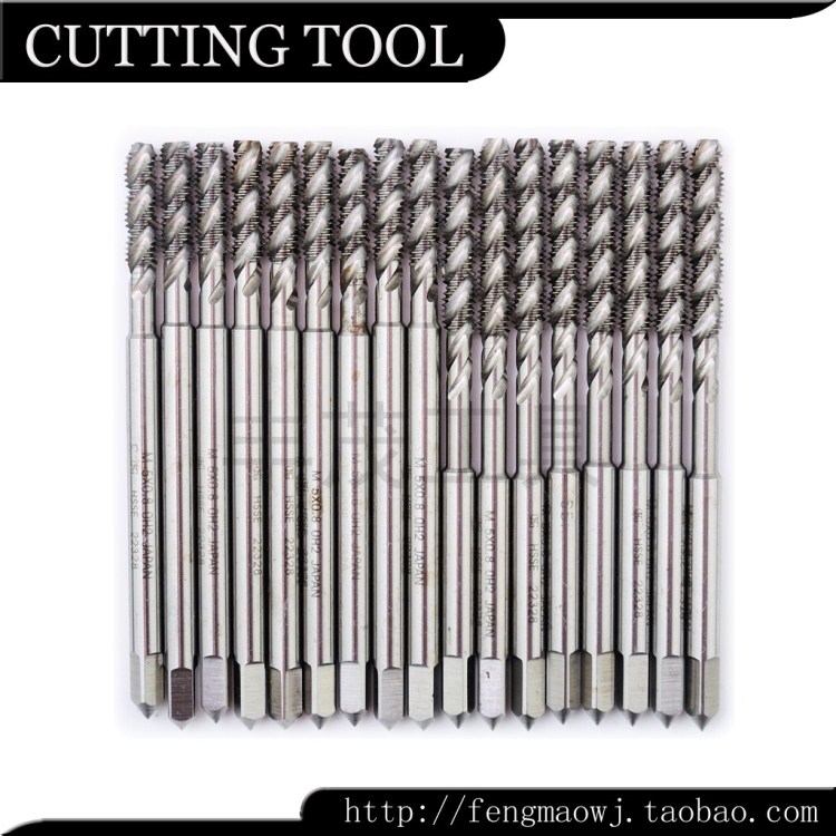 二手进口丝锥 日本OSG HSSE OH2 M5*0.8螺旋深孔机用丝攻用于盲孔