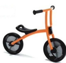 幼儿园亲子园儿童早教玩具户外童车 橙色两轮脚踏车幼儿踩踏车