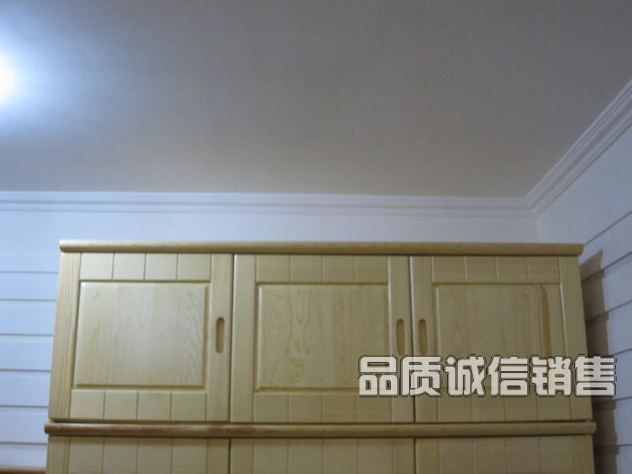 正品松木家具特价三门顶柜