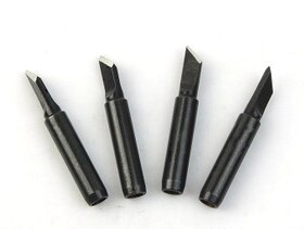 高品质936烙铁头刀口形 无铅焊嘴 刀头 K嘴 900M-T-K型(黑色)