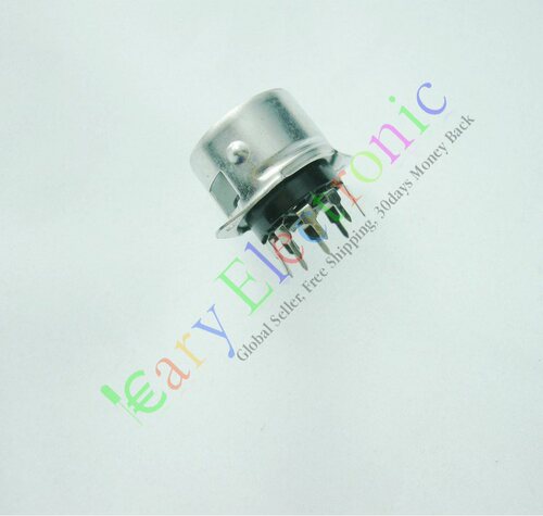 小9脚电子管座，开孔直径19.5mm 适用于12AX7，12AT7，12AU7，ECC83，ECC82，E88CC，6922，6p1，6p14，6n1，6n11等